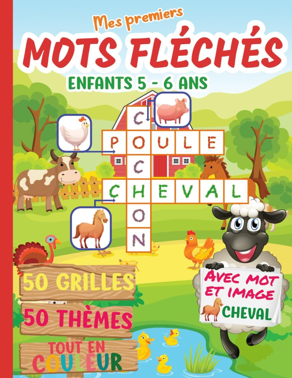 Mes premiers mots fléchés pour enfants 5 – 6 ans