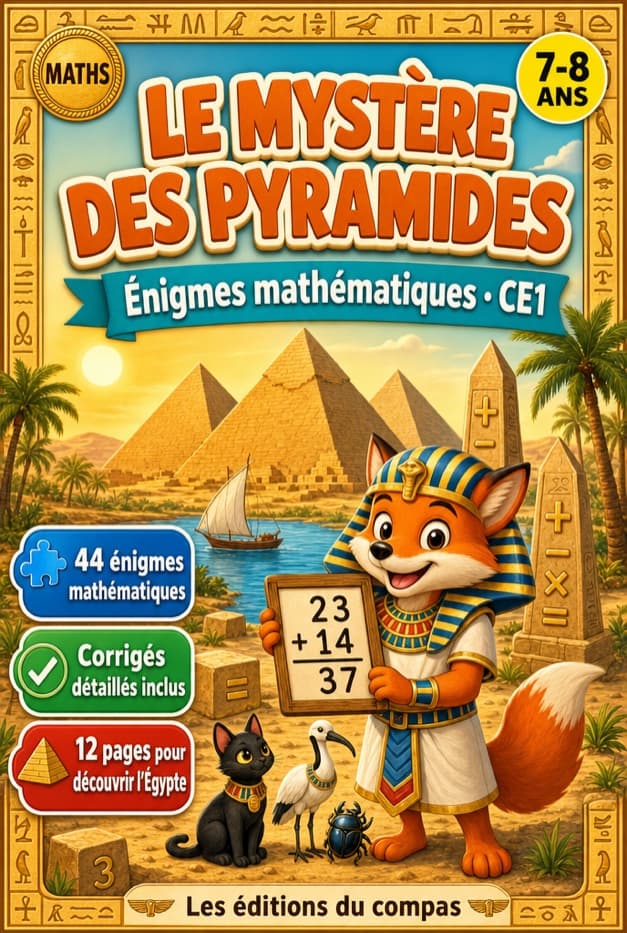 Le Mystère des Pyramides — Énigmes mathématiques CE1