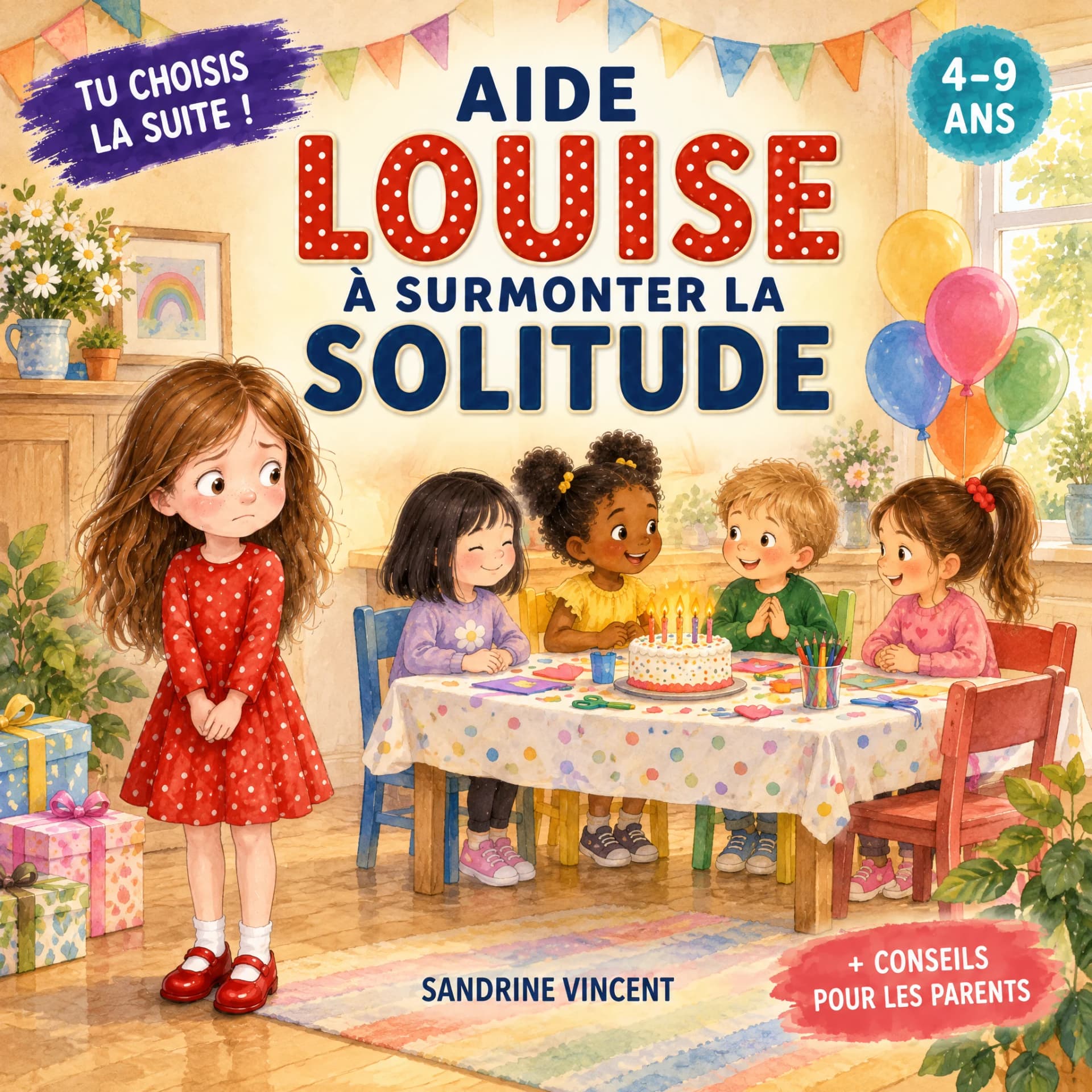 Couverture du livre Aide Louise à surmonter la solitude