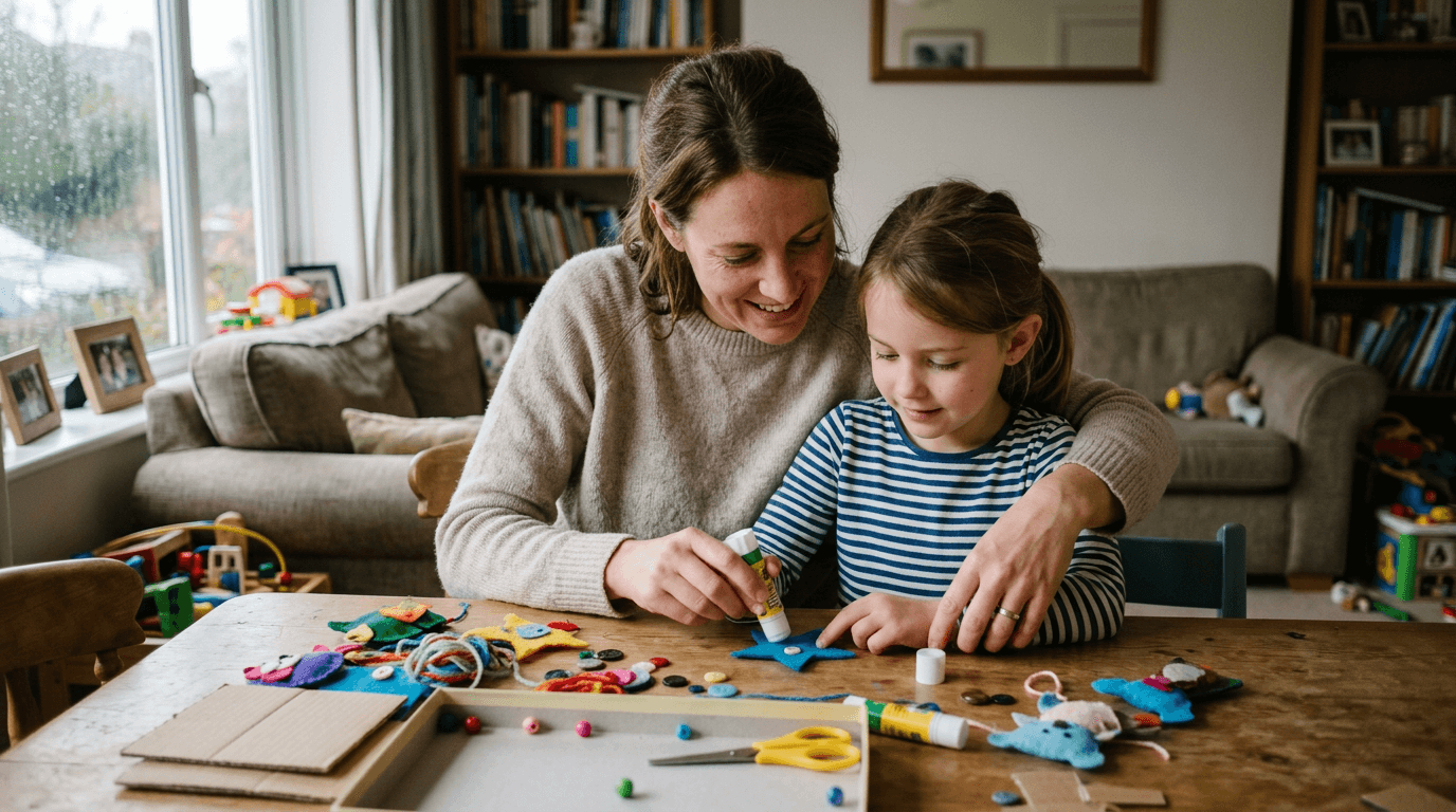 Activités calmes pour les après-midis pluvieux