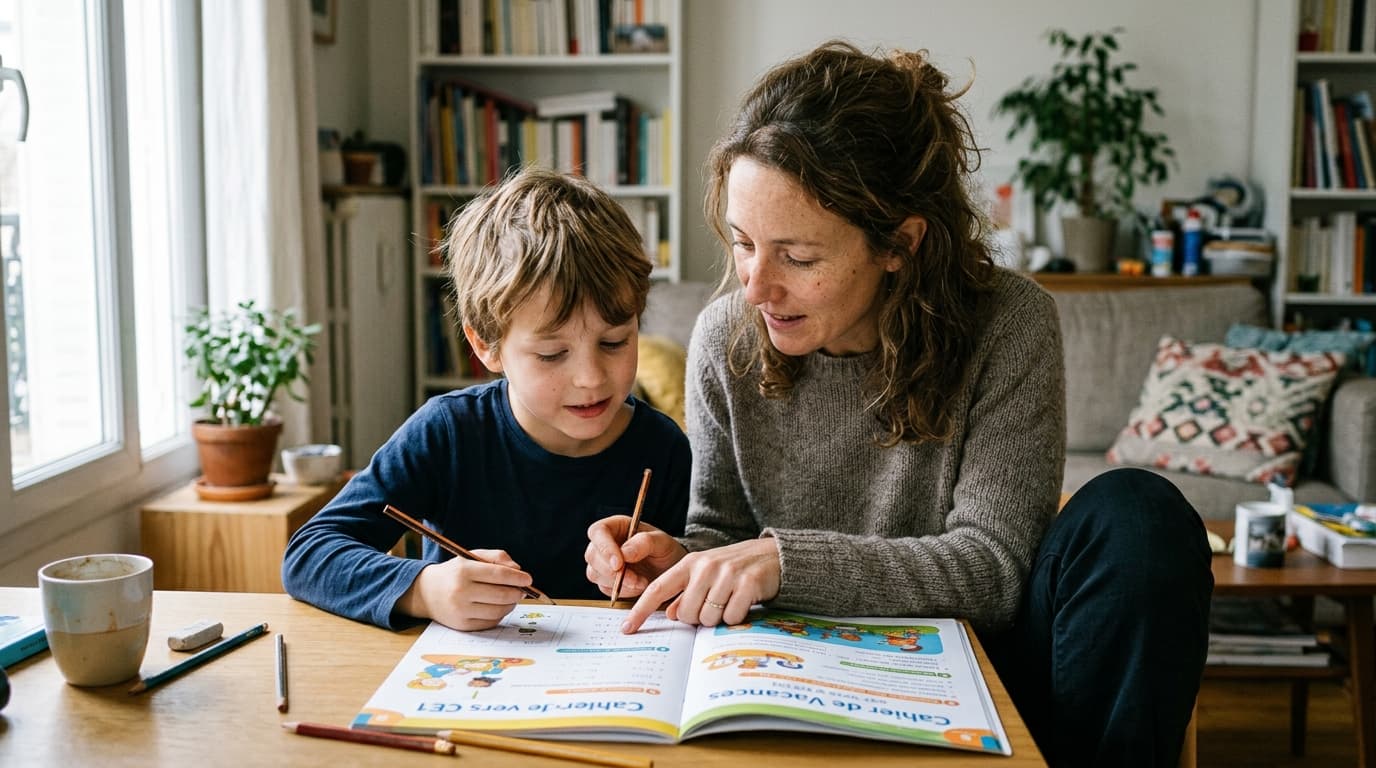 Cahier de vacances : le rythme idéal pour ne pas perdre les acquis
