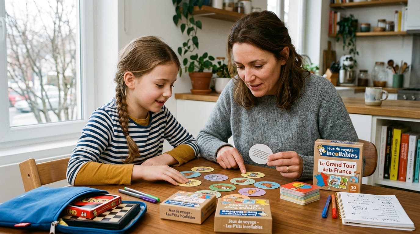 Jeux de voyage en voiture : occuper les enfants intelligemment