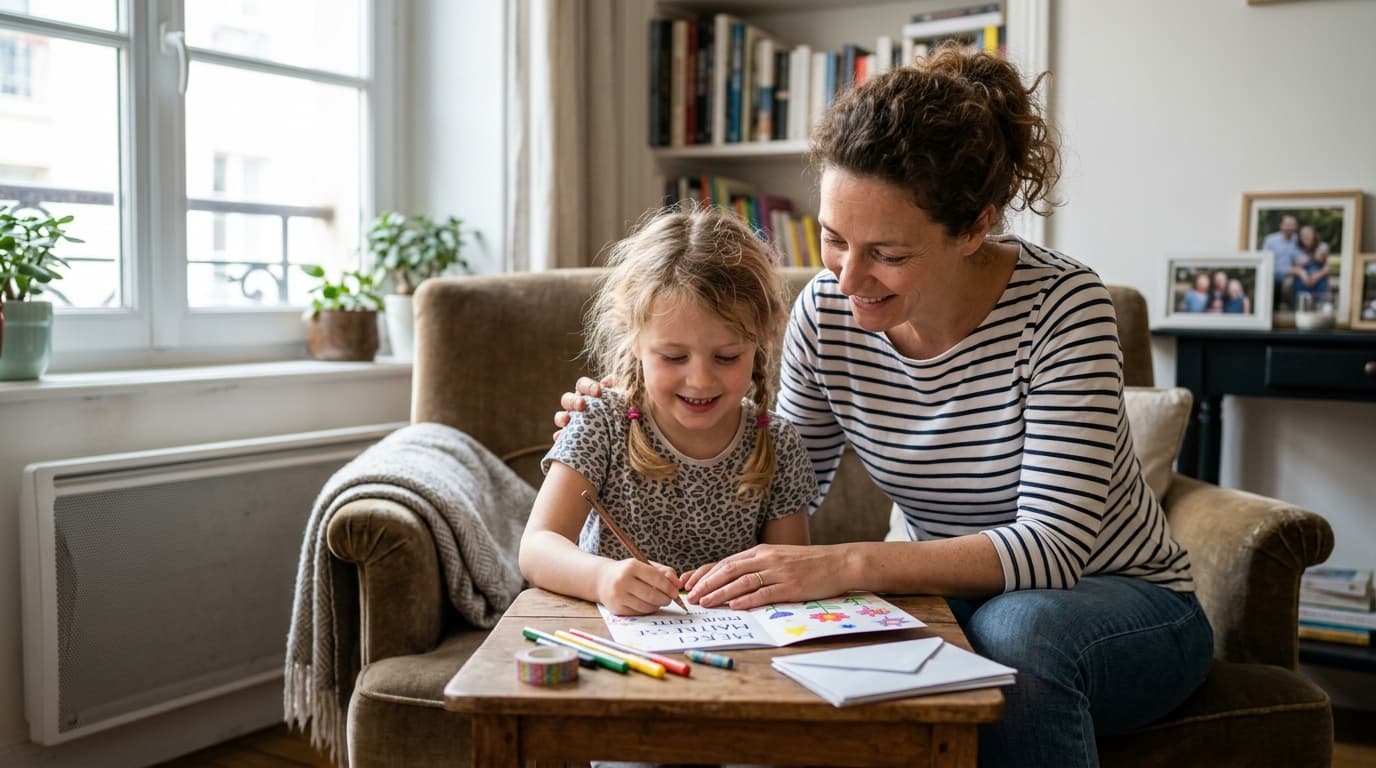 Écrire un mot de remerciement pour la maîtresse